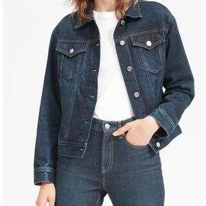 Everlane Dark Blue Wash Denim Jacket
